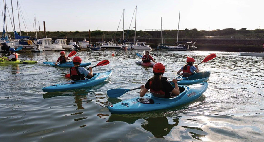 Seas Cadets enjoying the benefits provided by RWE’s Robin Rigg project off the UK’s West Coast
